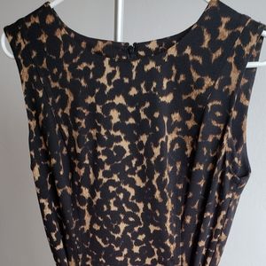 Calvin Klein animal print dress